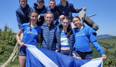 Young Scottish hill runners impress in the Slovakian sunshine