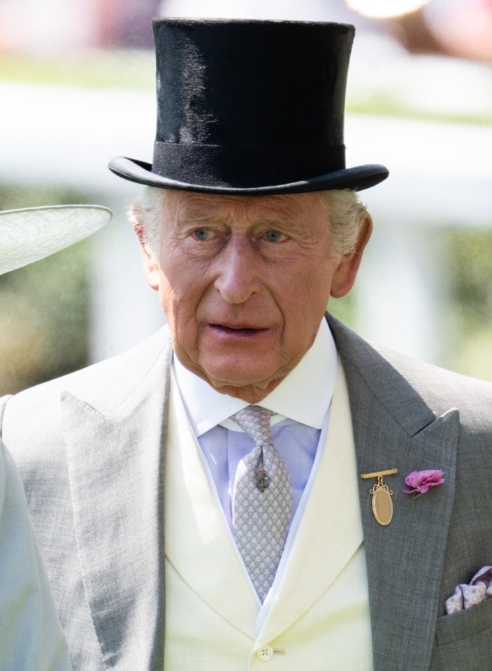 King Charles III and Queen Camilla at Royal Ascot.
