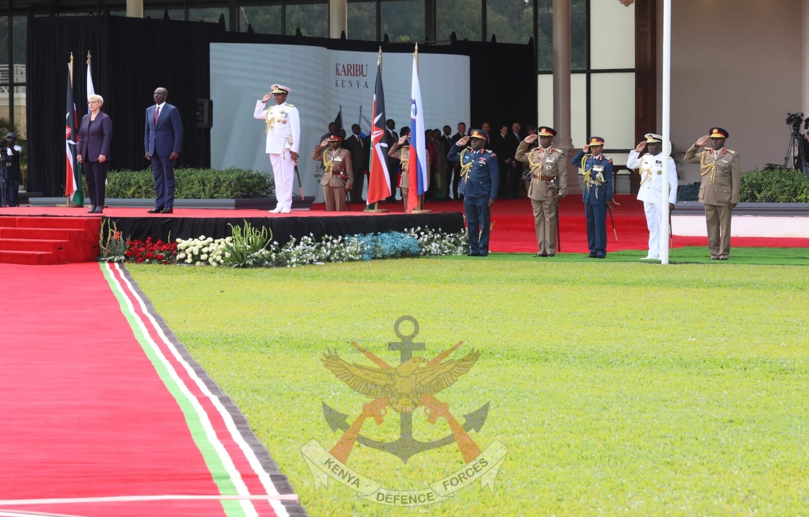 THE PRESIDENT OF SLOVENIA VISIT – Ministry of Defence – Kenya