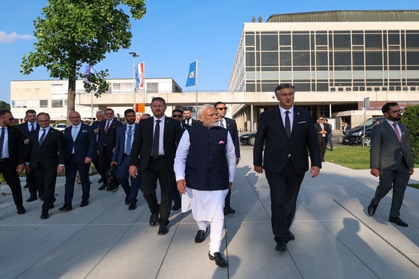 PM Modi concludes first-ever Croatia visit.