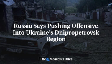 Russia Says Pushing Offensive Into Ukraine's Dnipropetrovsk Region