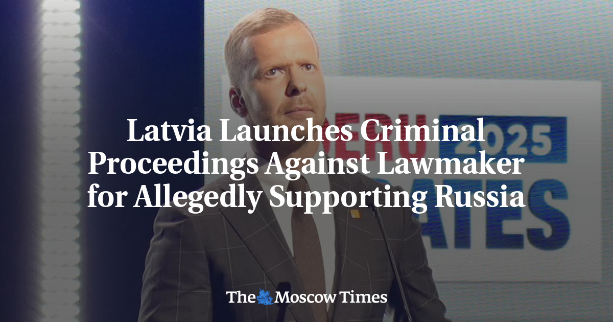Latvia Launches Criminal Proceedings Against Lawmaker for Allegedly Supporting Russia