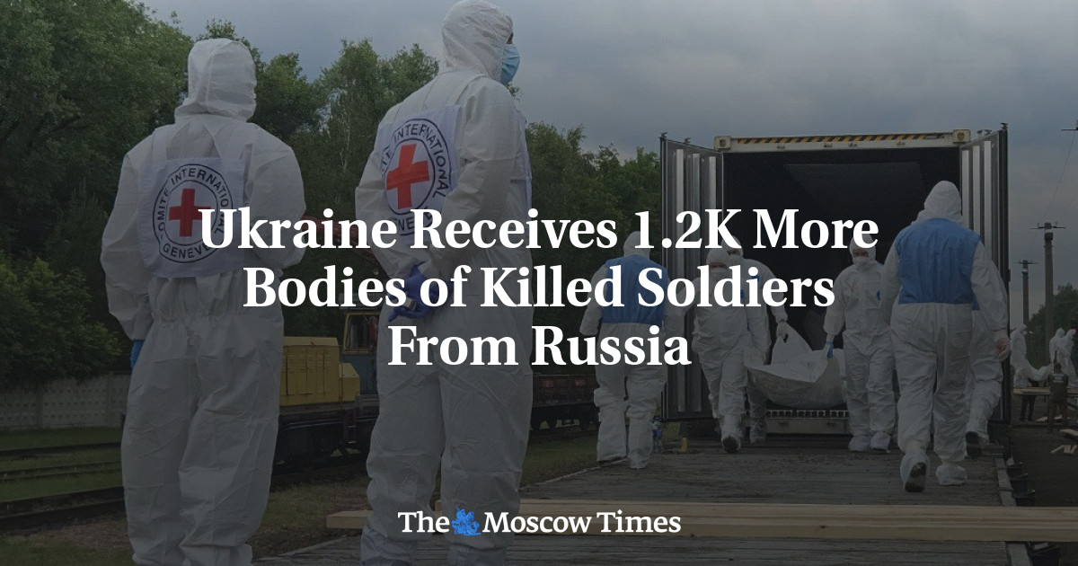 Ukraine Receives 1.2K More Bodies of Killed Soldiers From Russia