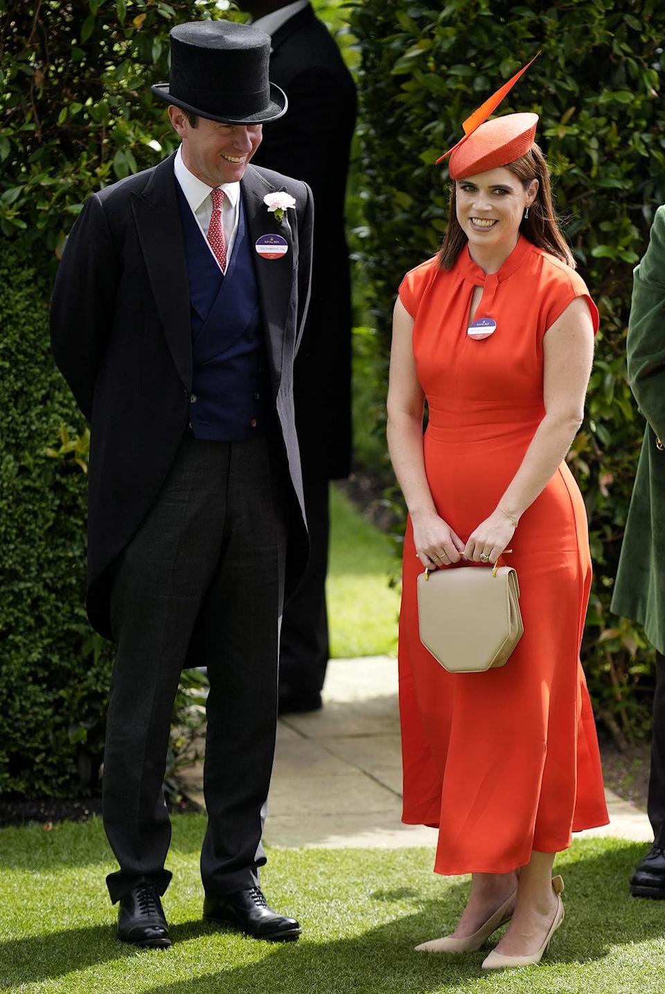 princess eugenie and jack brooksbank during day five of royal ascot at ascot racecourse, berkshire. picture date: saturday june 21, 2025. (photo by andrew matthews/pa images via getty images)