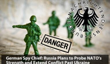 Bruno Kahl, head of German intelligence, says Russia intends to test NATO's unity with provocations like deploying "green men" in Estonia, aiming to expand tensions beyond Ukraine without full-scale war.