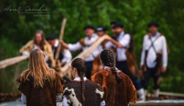 Día de la Almadía en Burgui, Navarra