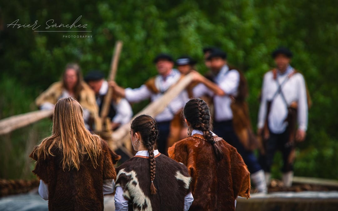 Día de la Almadía en Burgui, Navarra