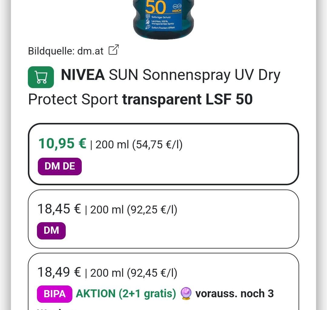 Sonnencreme-Wahnsinn in Österreich