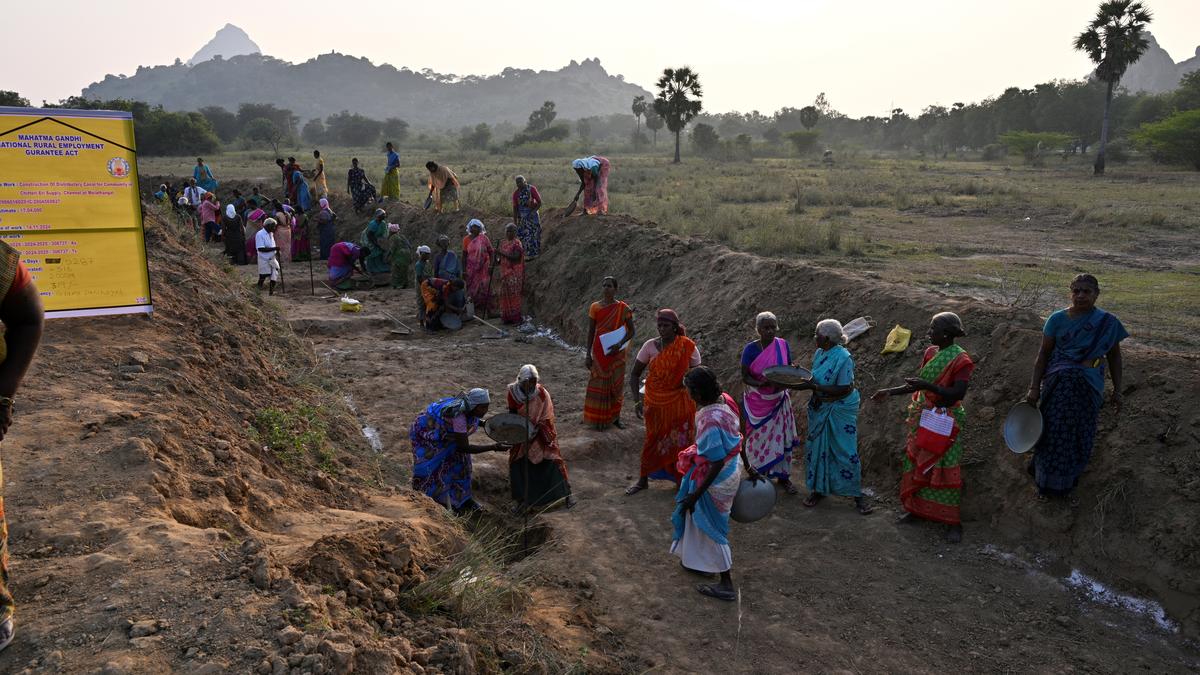 Mahatma Gandhi National Rural Employment Guarantee Scheme labour budget cut to 12 crore person-days in Tamil Nadu
