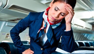 Mitra Amirzadeh, who is an Orlando-based flight attendant, revealed she has her own secret method of dealing with difficult passengers (stock image)