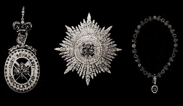 The Order of St Patrick's jewels, as they are known, have an estimated value today of nearly $20 million