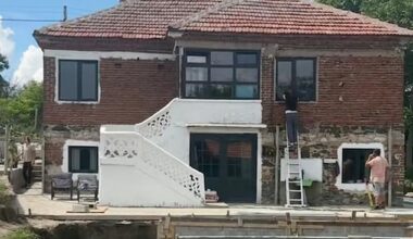 A British family have revealed how they ditched the UK to buy a huge home in Bulgaria (pictured) without even viewing it first