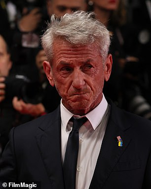 Actor Sean Penn (pictured), 64, who portrayed Harvey Milk in the Oscar-winning 2008 biopic Milk, slammed the Defense Secretary, calling Hegseth 'Chief PETTY Officer'