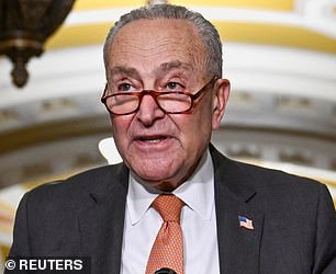 Senate Majority Leader Chuck Schumer (pictured) called Hegseth's order 'disgusting'