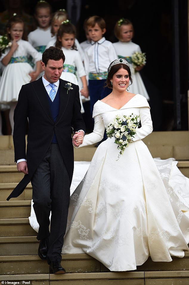 Princess Eugenie and Jack Brooksbank married at at St George's Chapel on October 12, 2018
