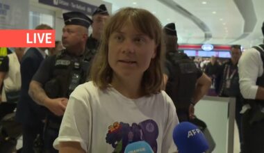 Direct – Guerre Israël-Gaza : 'Nous avons été kidnappés dans les eaux internationales' par Israël, accuse Greta Thunberg