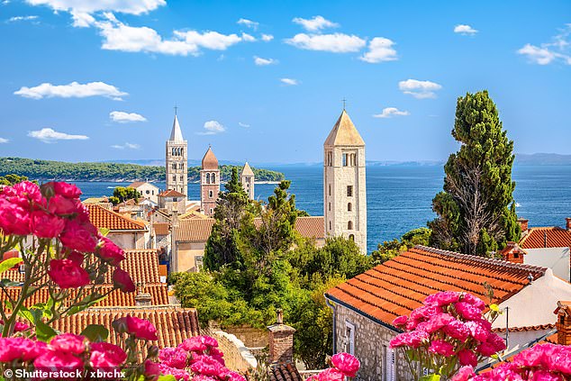 Rab Town is one of Croatia's dreamiest - a medieval, Renaissance and Venetian mishmash of narrow marble lanes topped with its distinctive skyline of four church towers
