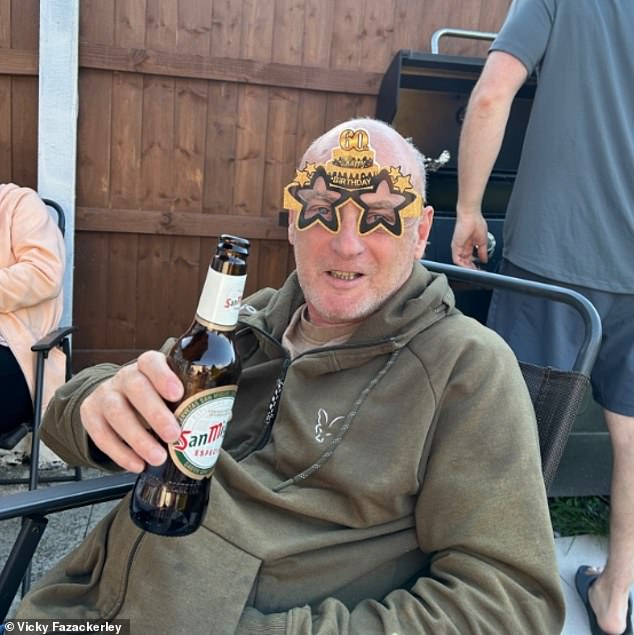 John had flown to Paphos to watch his son Sean marry his fiancée Vicky in a long-planned ceremony