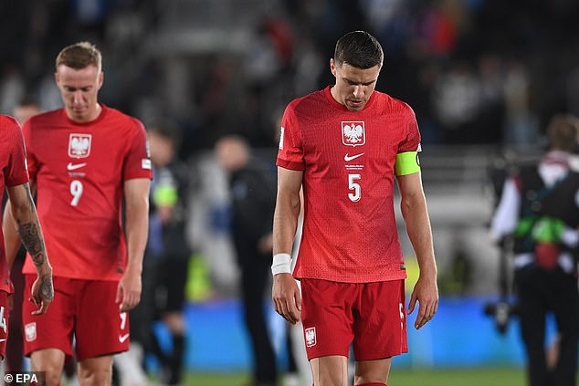 Piotr Zielinski was confirmed as his successor and led the team in the defeat against Finland