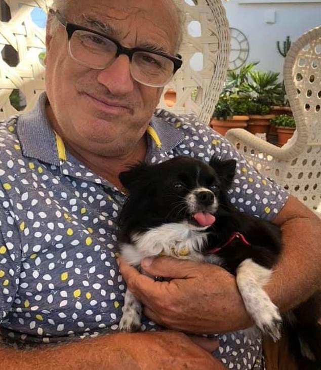 Mr Brozel said: 'Now I'm 74 and I'm still working cleaning villas and looking after dogs in our house- there is no sign of me stopping'