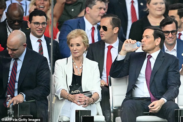 James also noted that Secretary of State Marco Rubio's movements suggested he was bored during the event
