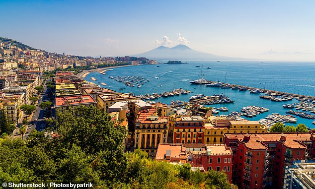 Lydia says: 'Unlike the shiny, polished streets of Milan and Florence, which overflow with steady streams of tourists all year round, it's possible to witness Naples without the crowds should you time your trip well'