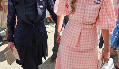 Sarah Ferguson, the Duchess of York , has made her first public appearance since revealing she underwent treatment at an exclusive Swiss facility (Pictured with Princess Beatrice)