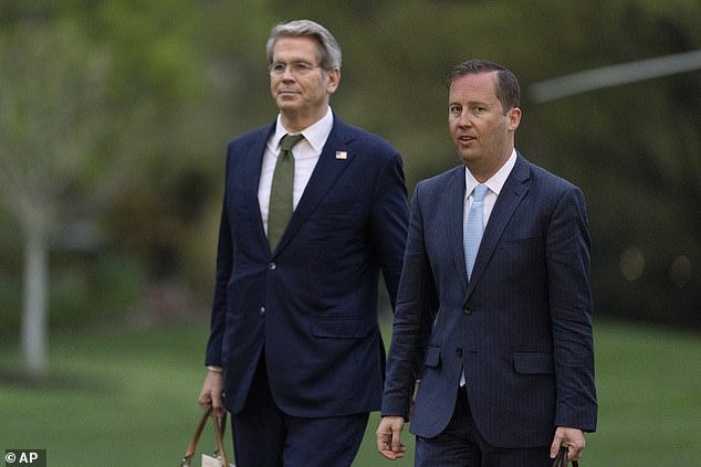 When DailyMail.com reached out to the White House, they defended Gor's (pictured right) credentials and a White House official noted that he helped Musk get many of his preferred DOGE employees installed in Washington
