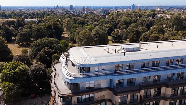 The property called 'The Penthouse' is at the Park Modern development on Bayswater Road