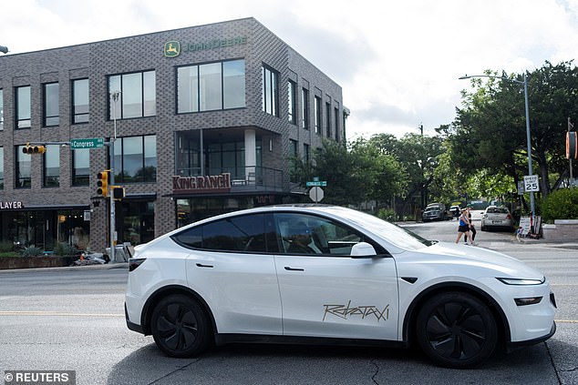 Elon Musk's Tesla rolled out its Robotaxi service in Austin, Texas on Sunday in a small portion of the city