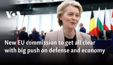 New EU commission to get all clear with big push on defense and economy