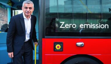 Red London buses go green - Sadiq Khan hits landmark of 2000 zero emission vehicles