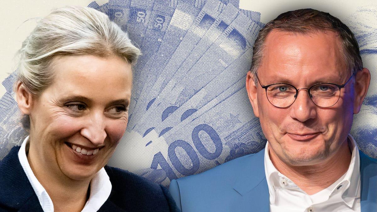 Sie kassieren jetzt 24.000 Euro pro Monat: Weidel und Chrupalla verdoppeln ihr Gehalt