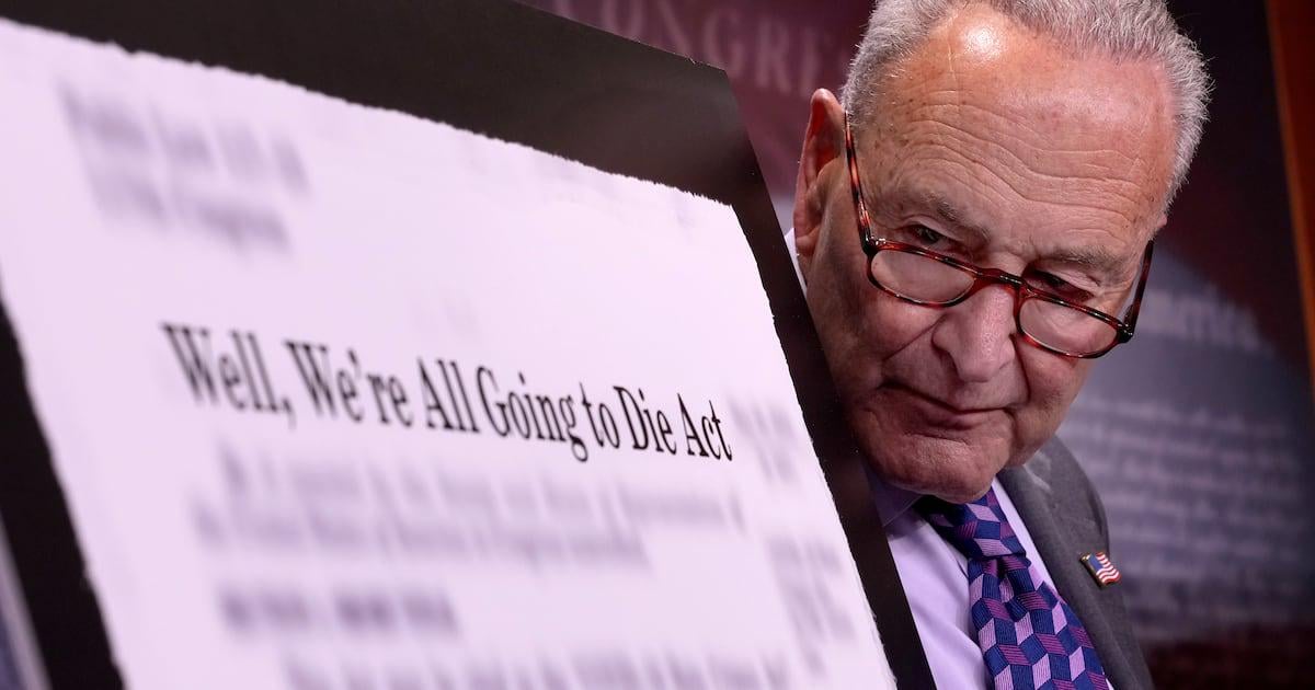 Dems Vow to Delay Megabill’s Passage By Reading the Whole Damn Thing Out Loud | 
Trump’s megabill is nearly 1,000 pages long.