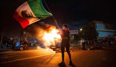 LA protests: Cars torched, city 'a mess' after 3rd night of unrest