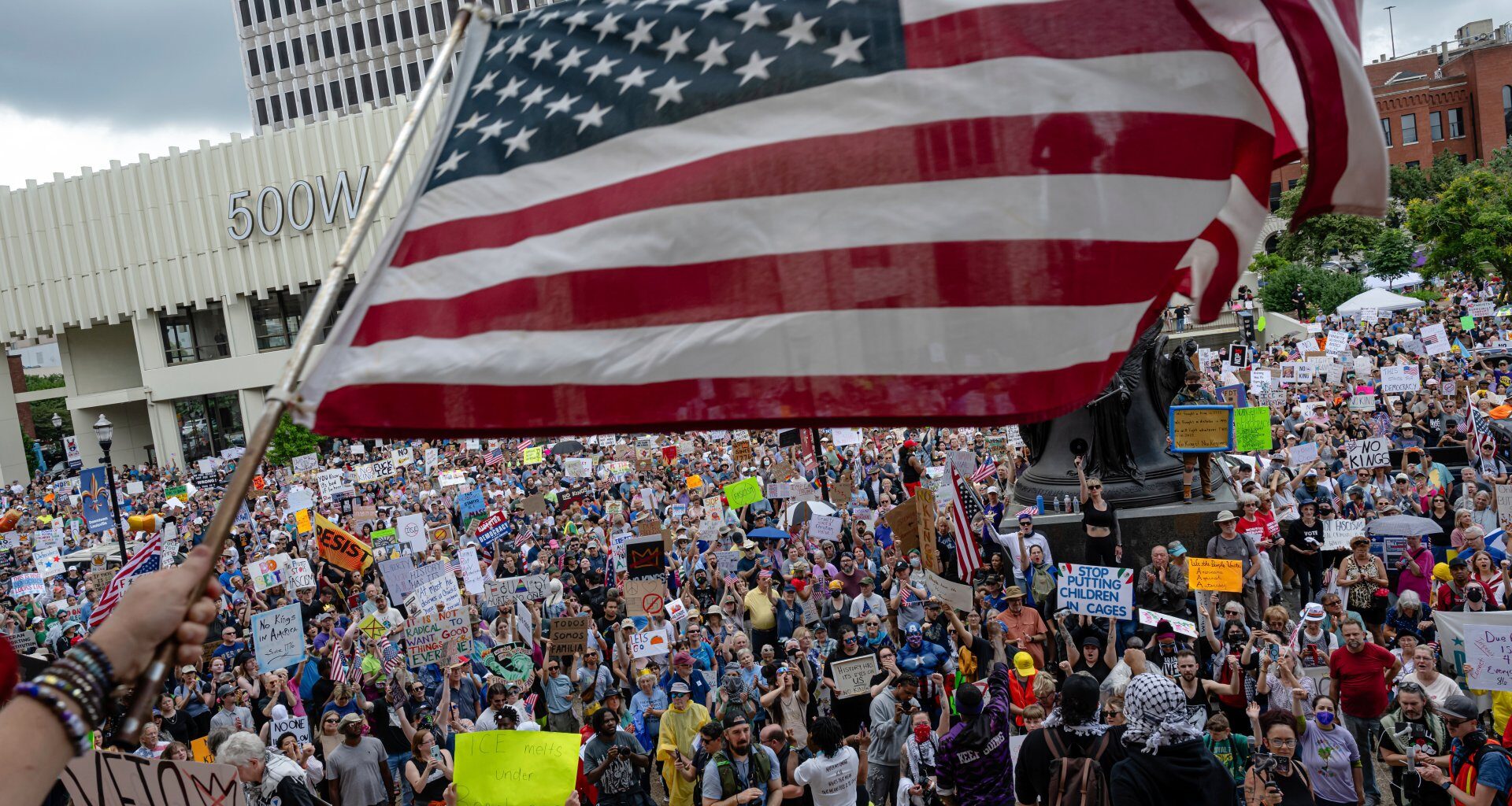 Trump holds military parade amid ‘No Kings’ protests across US | Donald Trump News
