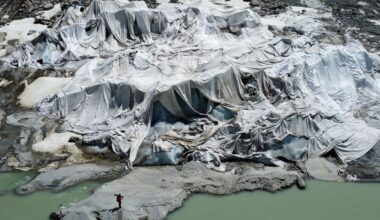 Photos show Swiss glaciers’ uncertain future as ‘ambassadors of climate change’