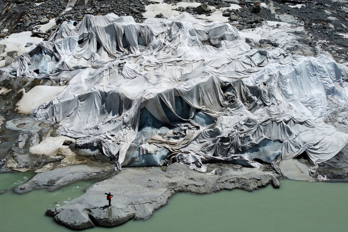 Photos show Swiss glaciers’ uncertain future as ‘ambassadors of climate change’