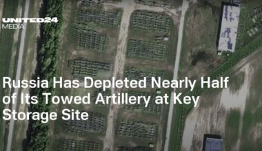 Russia Has Depleted Nearly Half of Its Towed Artillery at Key Storage Site
