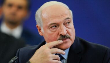 Belarus dictator Aleksandr Lukashenko.