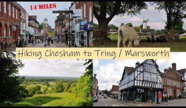 A great countryside hike in the Chiltern Hills (just outside London) - Chesham to Marsworth - 14 miles [Short scenery video]