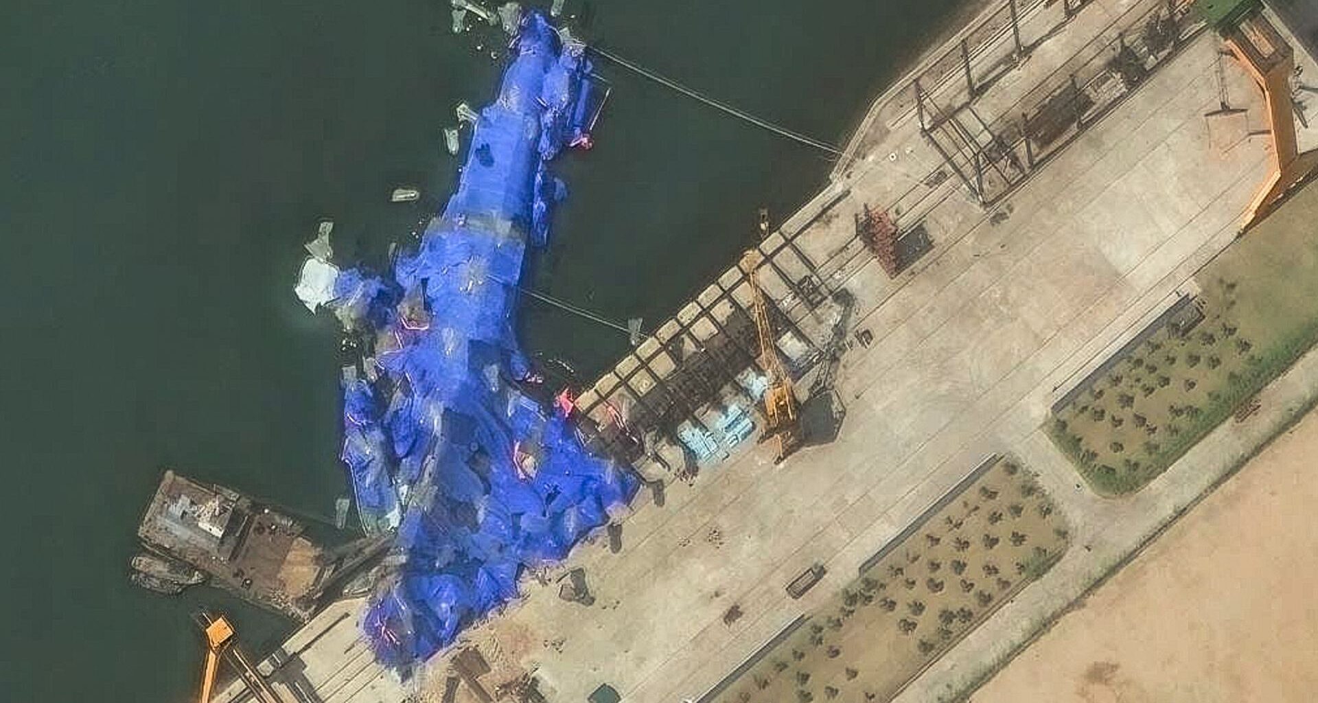North Korea says it has refloated a capsized 5,000-ton destroyer, a key step in what it called a major upgrade to Kim Jong Un’s naval arsenal.