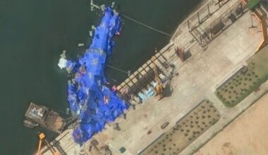 North Korea says it has refloated a capsized 5,000-ton destroyer, a key step in what it called a major upgrade to Kim Jong Un’s naval arsenal.