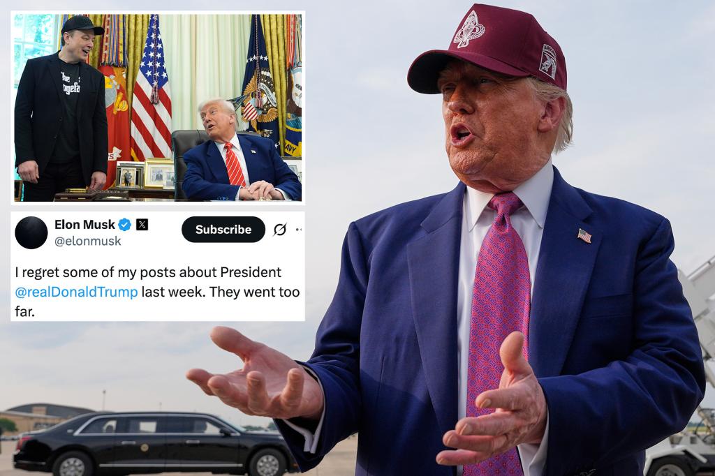 Donald Trump responds to Elon Musk's apology after public feud