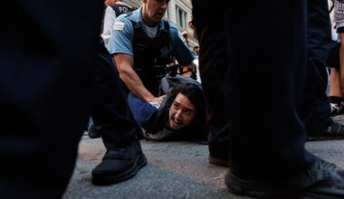 Protesters march against immigration crackdown