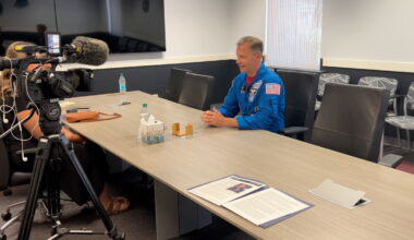 Col. Nick Hague, First Space Force Guardian in Space, Speaks at Vandenberg