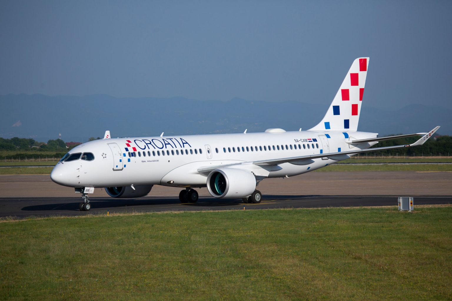 Airbus A220 named ‘Rijeka’ joins Croatia Airlines fleet
