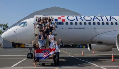 New Airbus A220 named ‘Rijeka’ joins Croatia Airlines fleet