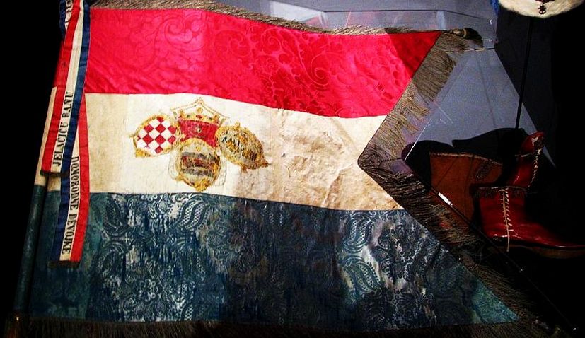 Ban Jelacic’s fist Croatian flag