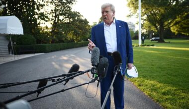 Breaking another presidential norm, Trump drops the f-bomb on camera